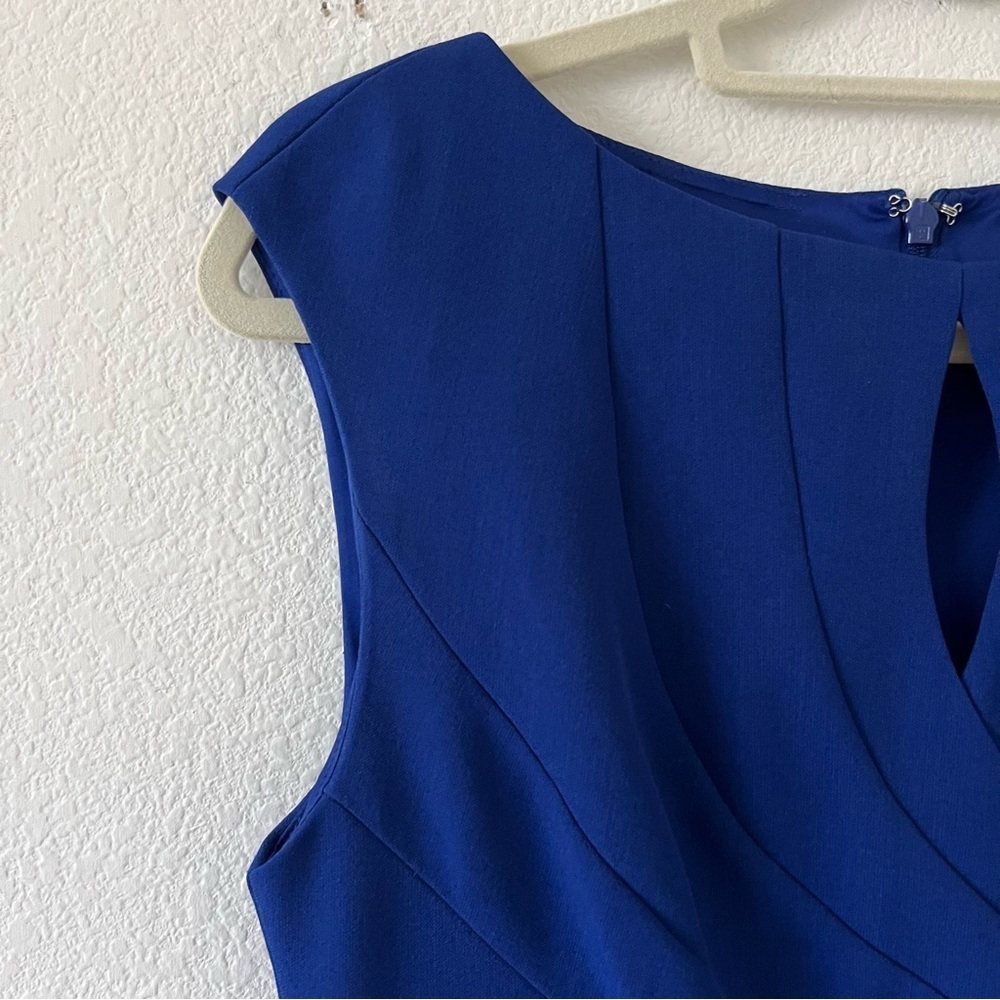 Kay Unger Royal Blue Mermaid Gown Keyhole Formal Evening Dress Size 6 - Picture 6 of 16